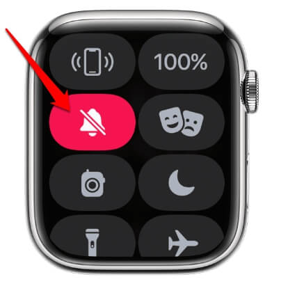 enable silent mode on Apple Watch