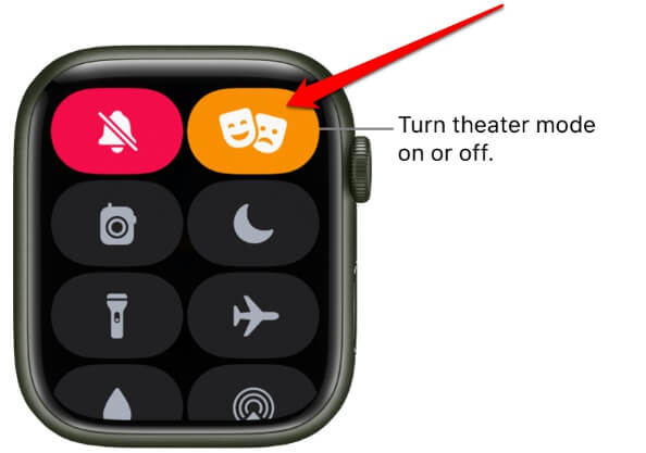 silence your Apple Watch using Theater Mode