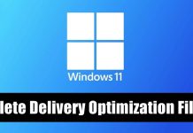 How to Delete Delivery Optimization Files in Windows 11