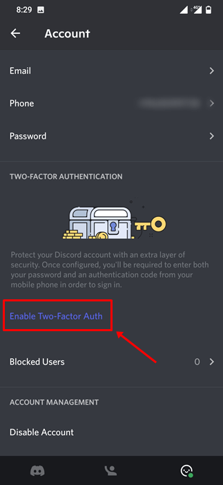 Enable Two-Factor Authentication