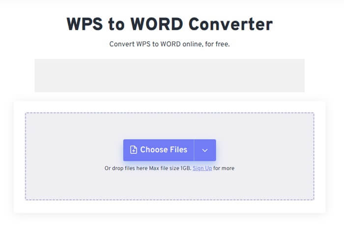 WPS to Word Converter (Free Convert)