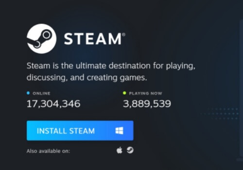 install steam on PC