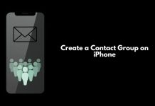 Create a Contact Group on iPhone