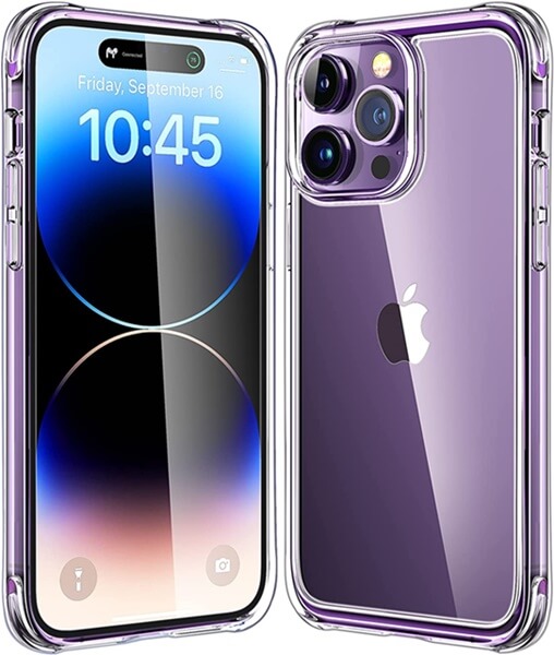 Mkeke for iPhone 14 Pro Max Case Clear