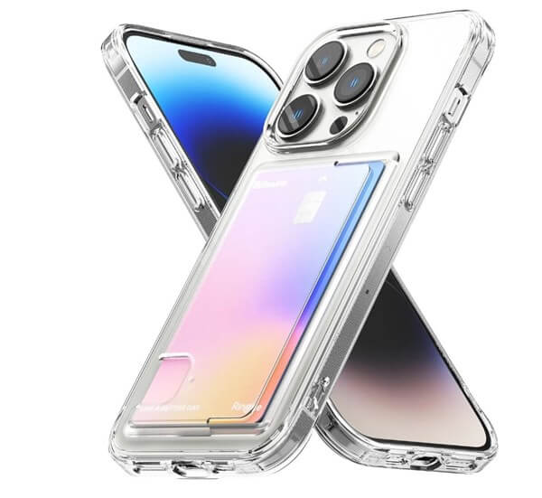 Ringke Fusion iPhone 14 Pro Max Clear Case with card slot 