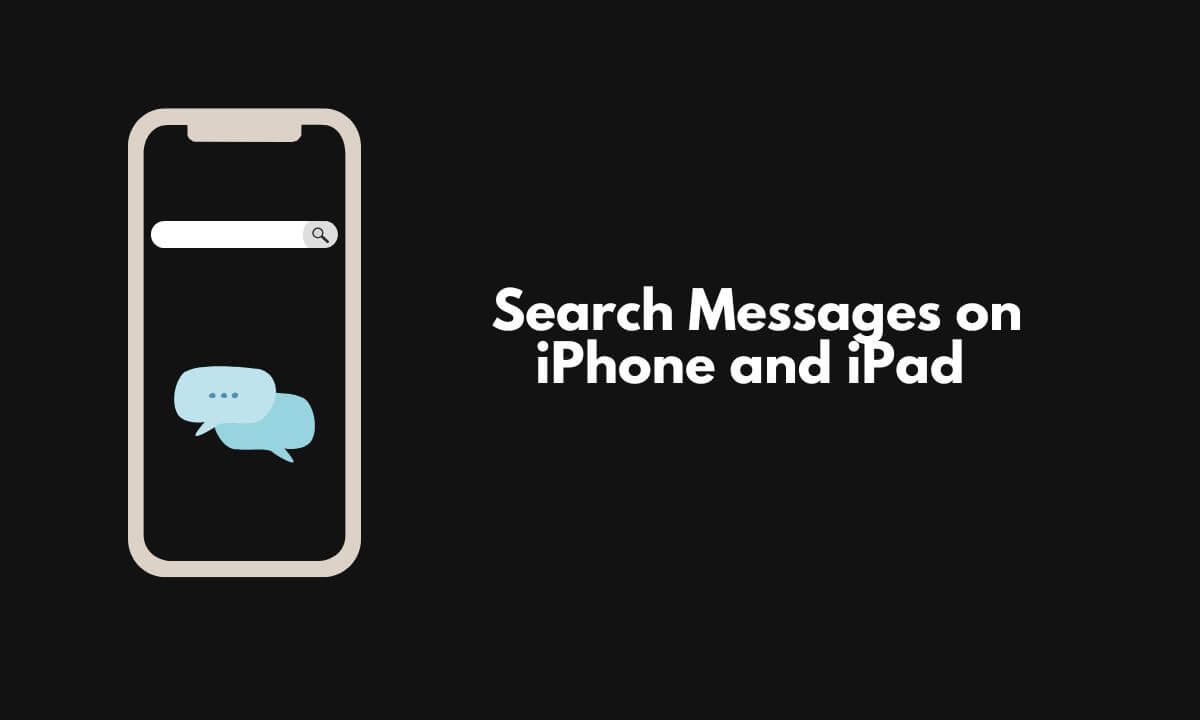 Search Messages on iPhone and iPad