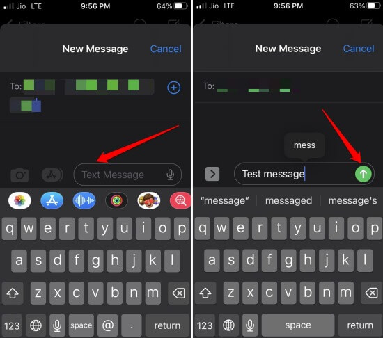 create a contact group in iPhone messaging