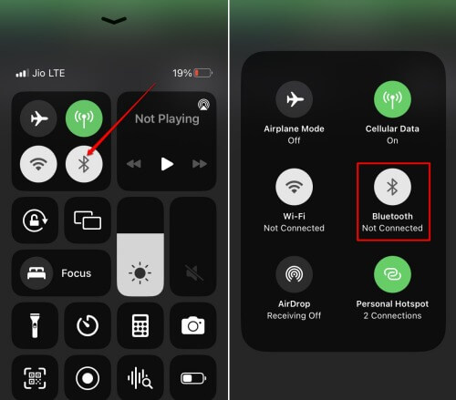 turn off Bluetooth iOS to unsilence calls on iPhone
