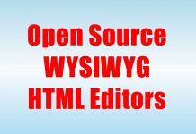 Best Open Source WYSIWYG HTML Editors