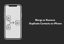 Merge or Remove Duplicate Contacts on iPhone