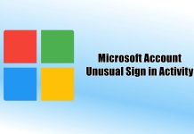How to Fix Microsoft Account Unusual Sign in Activity
