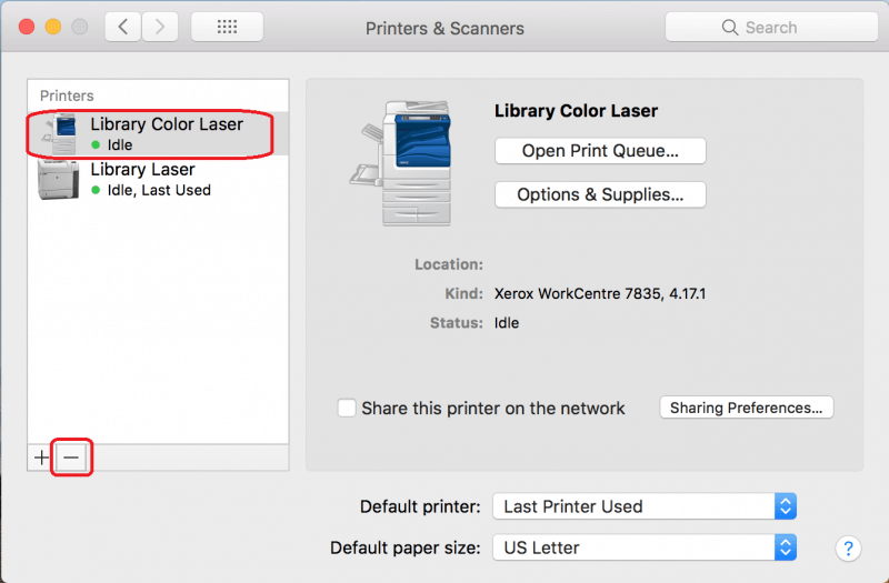 Remove Other Printers On Mac