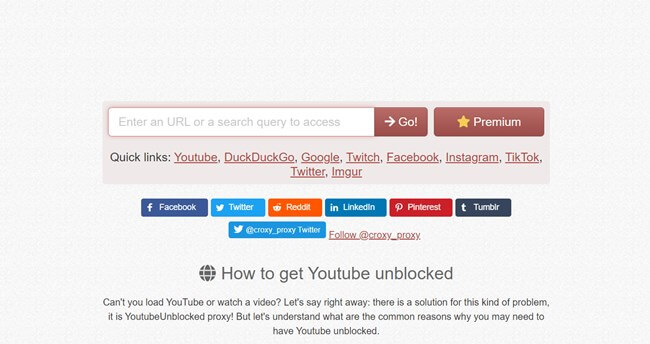 YouTube Unblocked