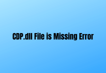 CDP.dll File is Missing Error