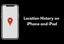 Location History on iPhone and iPad
