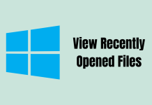 How to View Recently Opened Files in Windows 11/10