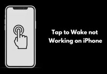 how to fix tap to wake not working on iPhone