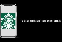 send a starbucks gift card by text message