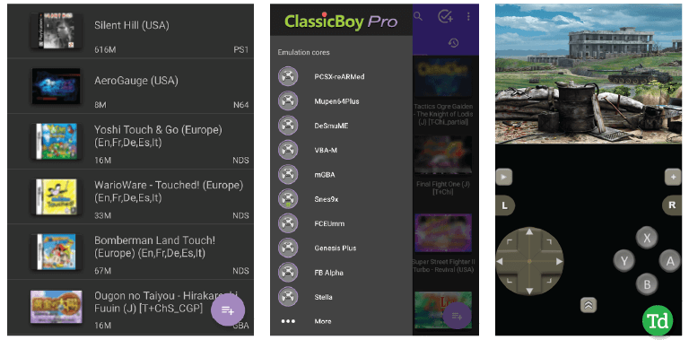 ClassicBoy emulator app
