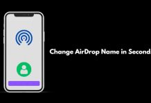 Change AirDrop Name in Seconds