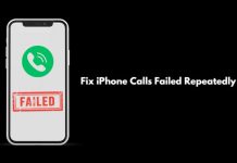 Fix iPhone Calls Failed Repeatedly