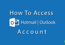 How To Access old Hotmail Account