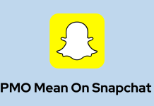 PMO Mean On Snapchat
