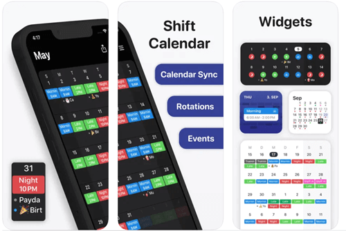 Supershift Shift Work Calendar