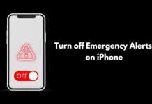 Turn off Emergency Alerts on iPhone