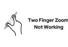 Two Finger Zoom Not Working