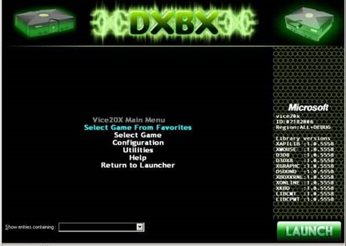 dxbx emulator