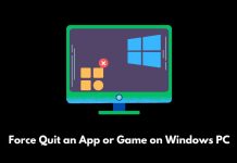 Force Quit an App or Game on Windows PC