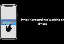 Swipe Keyboard not Working on iPhone