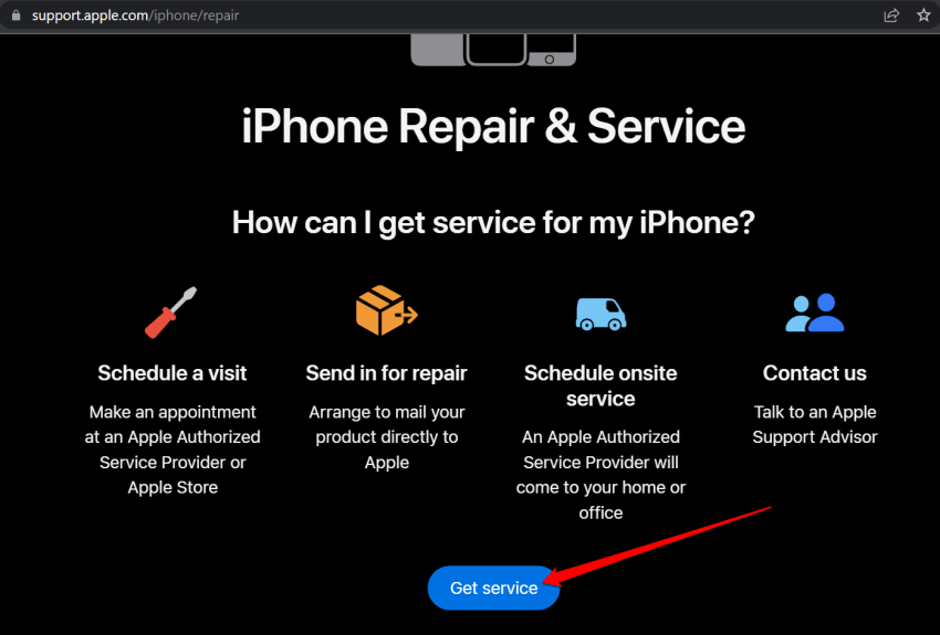Get service Apple Support