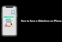 How to Save a Slideshow on iPhone