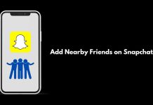 Add Nearby Friends on Snapchat