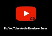 Fix YouTube Audio Renderer Error