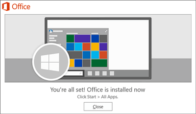 MS Office 2021 downloaded