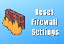 Reset Firewall Settings on Windows 11