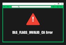 DLG_FLAGS_INVALID_CAError
