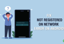 Fix Not Registered on Network Error on Android