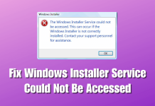 Ways to Fix "Windows Installer Service Could Not Be Accessed"