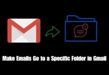 Make Emails Go to a Specific Folder in Gmail