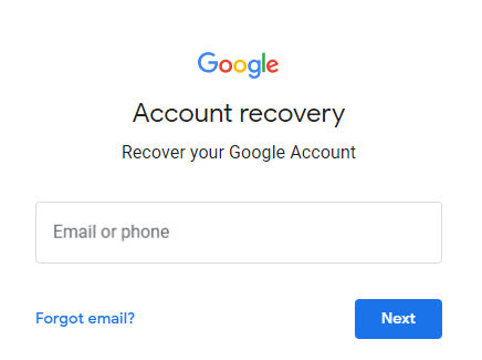 Password Recovery Method