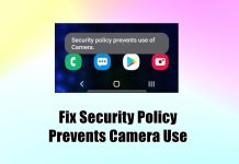 Fix Security Policy Prevents Camera Use on Android
