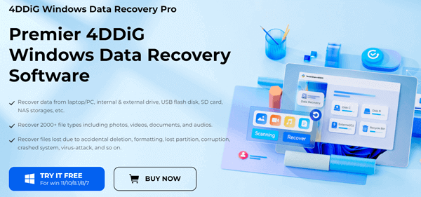 Tenorshare 4DDiG Data Recovery