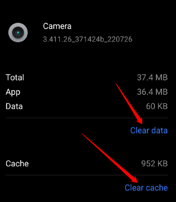 Choose Clear cache and Clear data