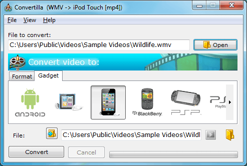 Convertilla - Free Video Converter