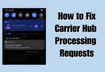 Fixes for Carrier Hub Processing Requests Constant Notification