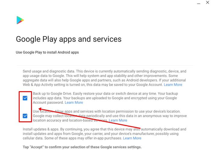 Google Play Apps and Services